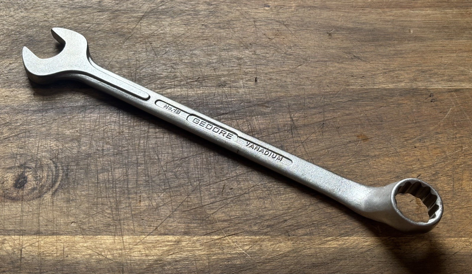 GEDORE No1B – 19mm metric – Cranked Combination Spanner . High Quality German