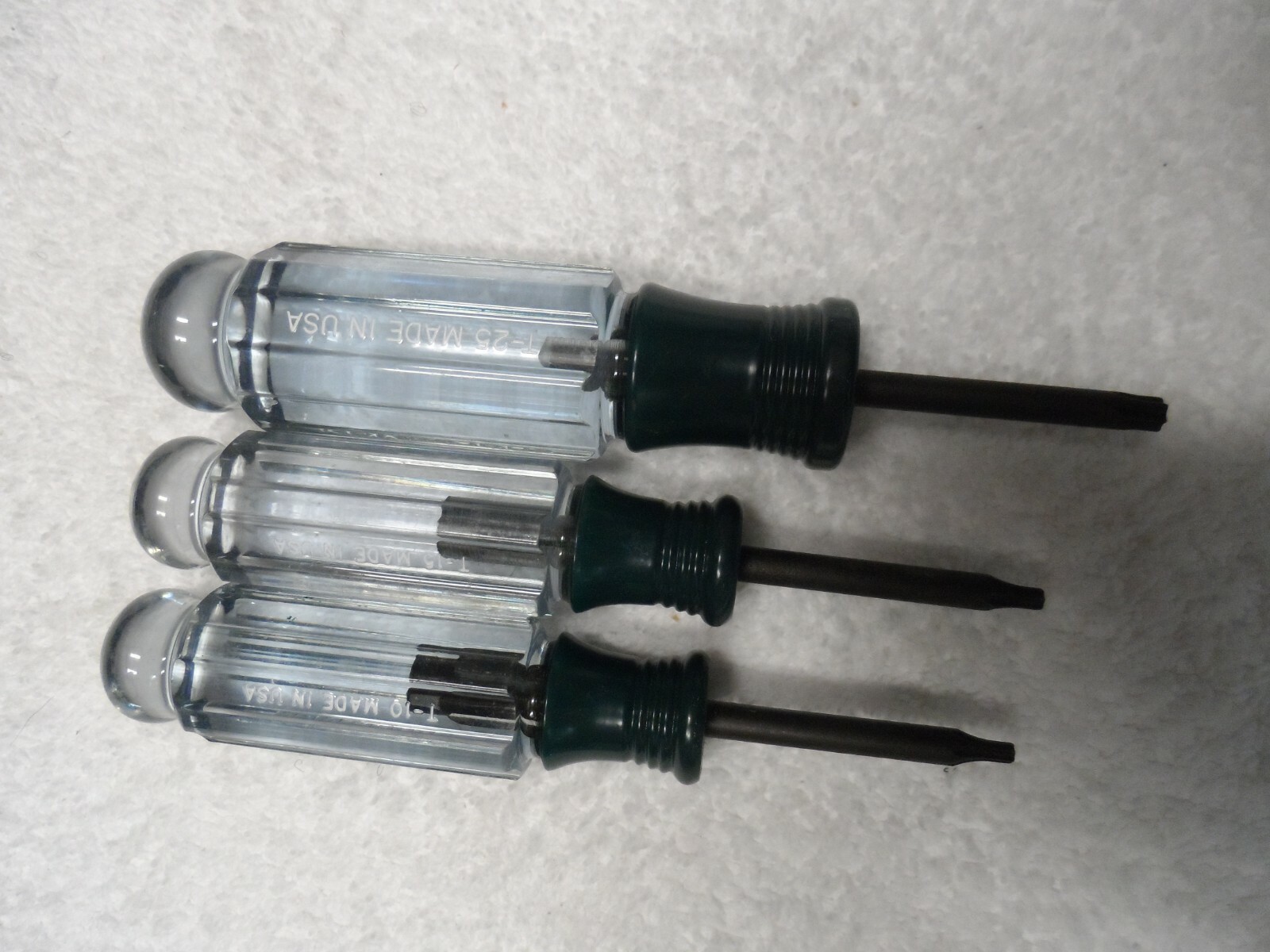 Craftsman Torx Stubby Screwdriver Set, made in USA (T10, T15, T25) – 3 pcs