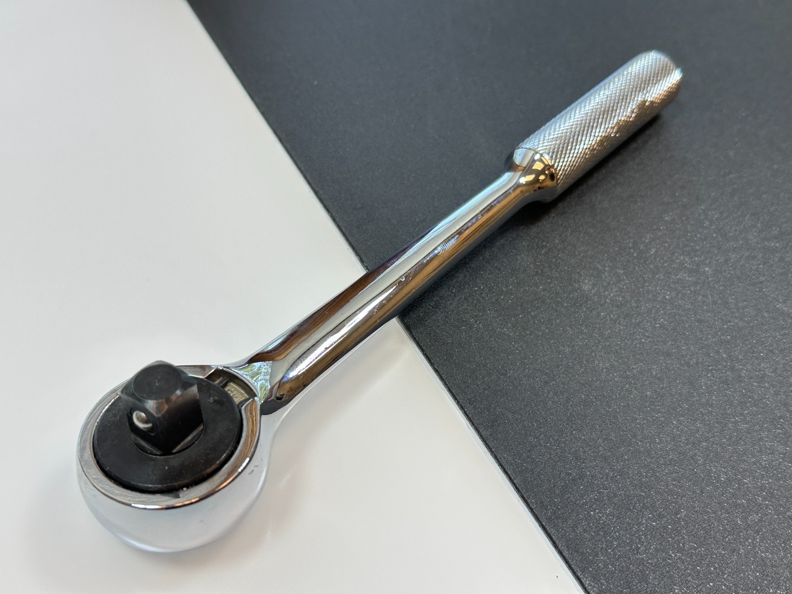 🇺🇸 NEW SK Professional Tools USA 1/2″ Drive Full Polish Knurled Grip Ratchet