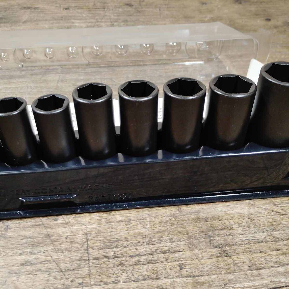 Snap-On 214SIMFMYA Deep Impact Socket Set 3/8″ 8-19mm 21mm 24mm NEVER USED