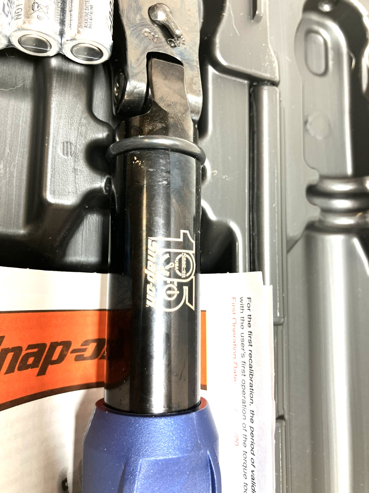 New Snap-on™ 3/8″ dr Flex Head 5 – 125 ft lb Digital Torque Wrench ATECH2F125VA5