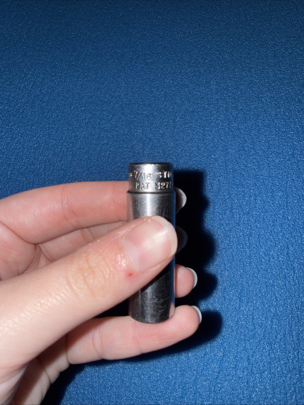 Snap-on Tools USA STM14 1/4″ Drive 7/16″ SAE 6 Point Deep Chrome Socket