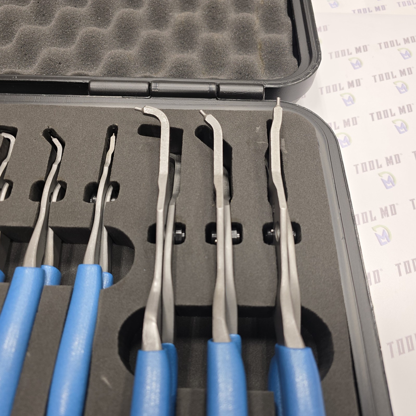 Snap-on Tools USA RARE NEW 12pc PEARL BLUE Snap Ring Plier Set SRPCR112PB
