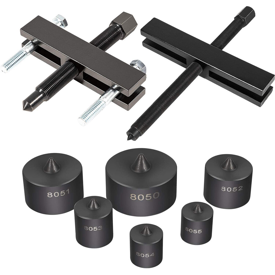 8056 Shaft Protector Set +7393 Gear Pulley Pullers +522 Large Gear Pulley Puller