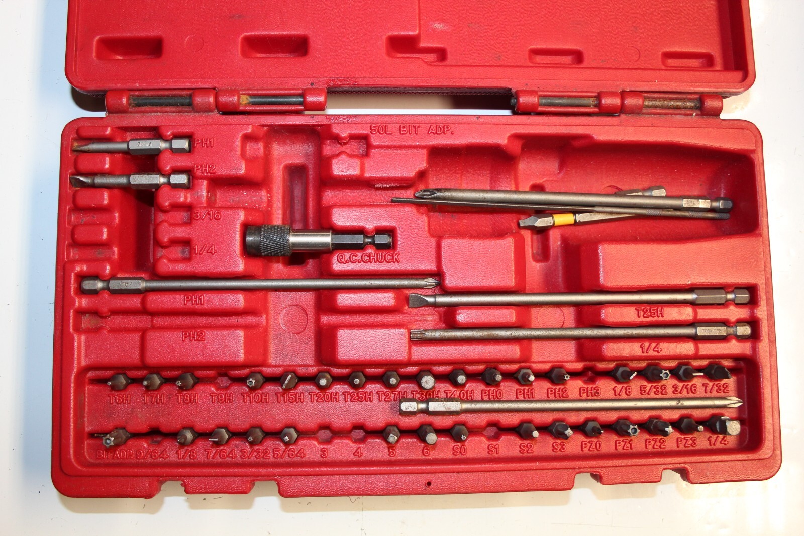 MAC TOOLS 1/4″ Hex Drive Bit Driver Set- MISSING PIECES
