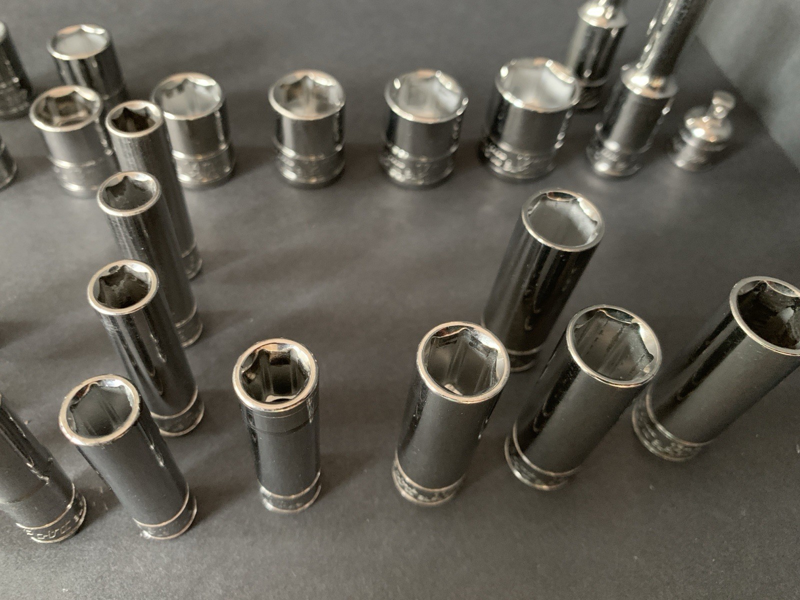 Blue-Point (by Snap-on) 73-Pc SURPLUS MIXED Socket & Bit Lot 1/4″ 3/8″ 1/2″ READ