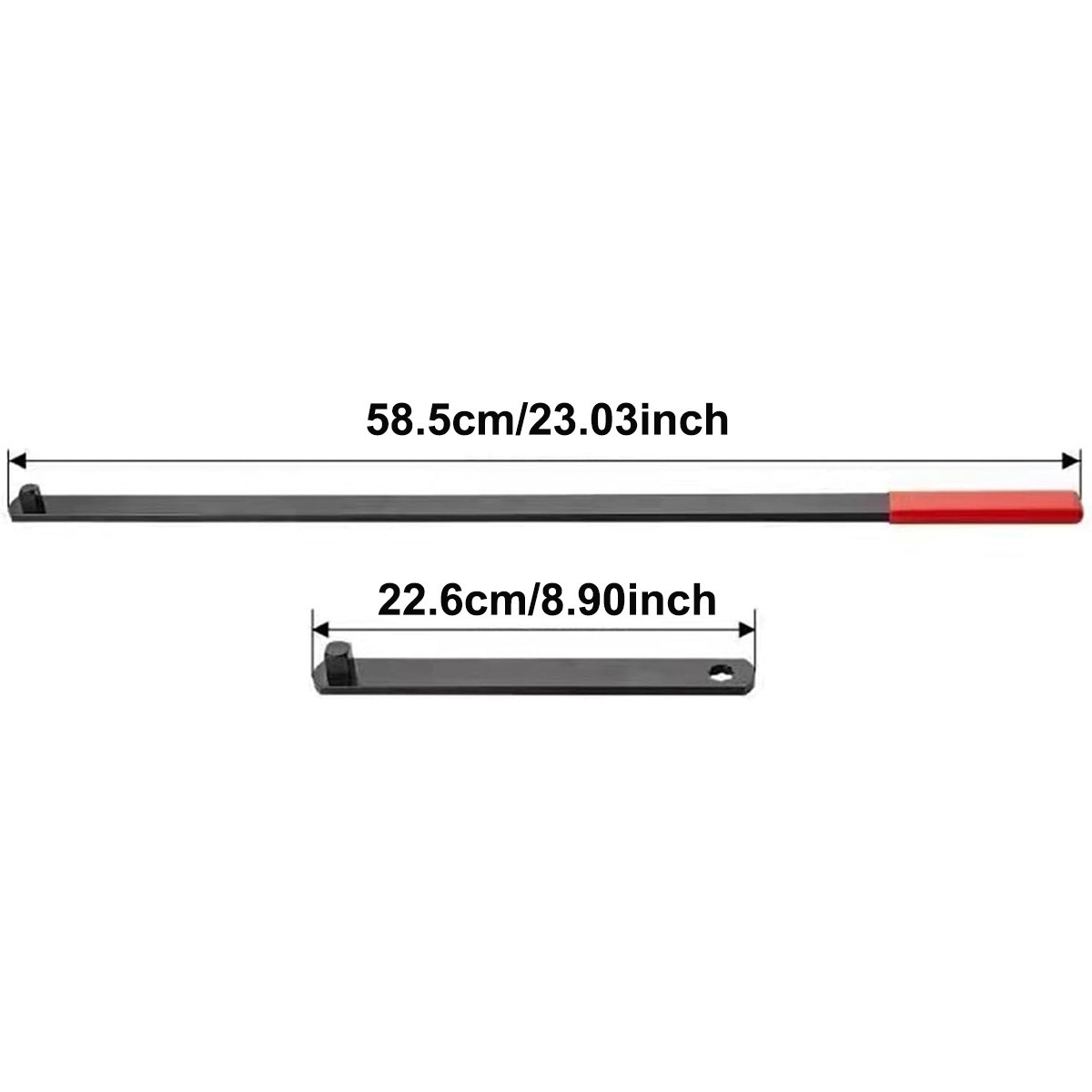 8PC Serpentine Belt Tension Tool 1/2″ 3/8″ Square Universal Belt Removal Wrech