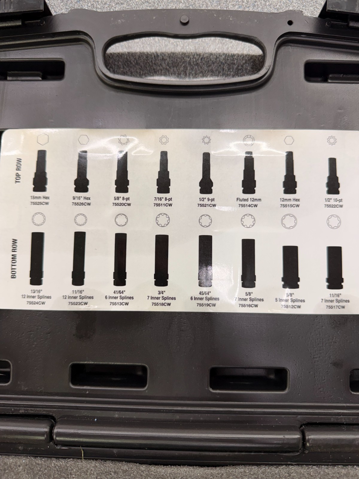 HR75510 – 16 Piece Master Locking Wheel Lug Remover Set Cornwell Tools