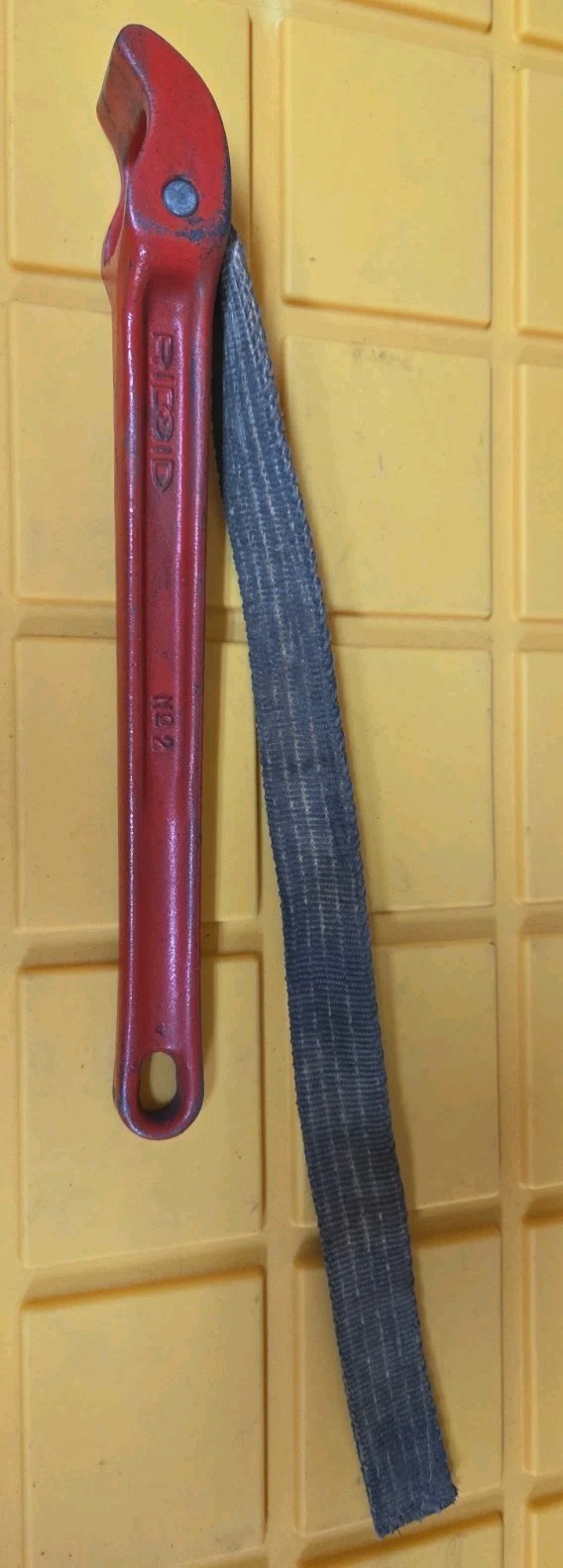 Rigid Tools #2 Strap Wrench, 16 Inch Strap, Good Condition