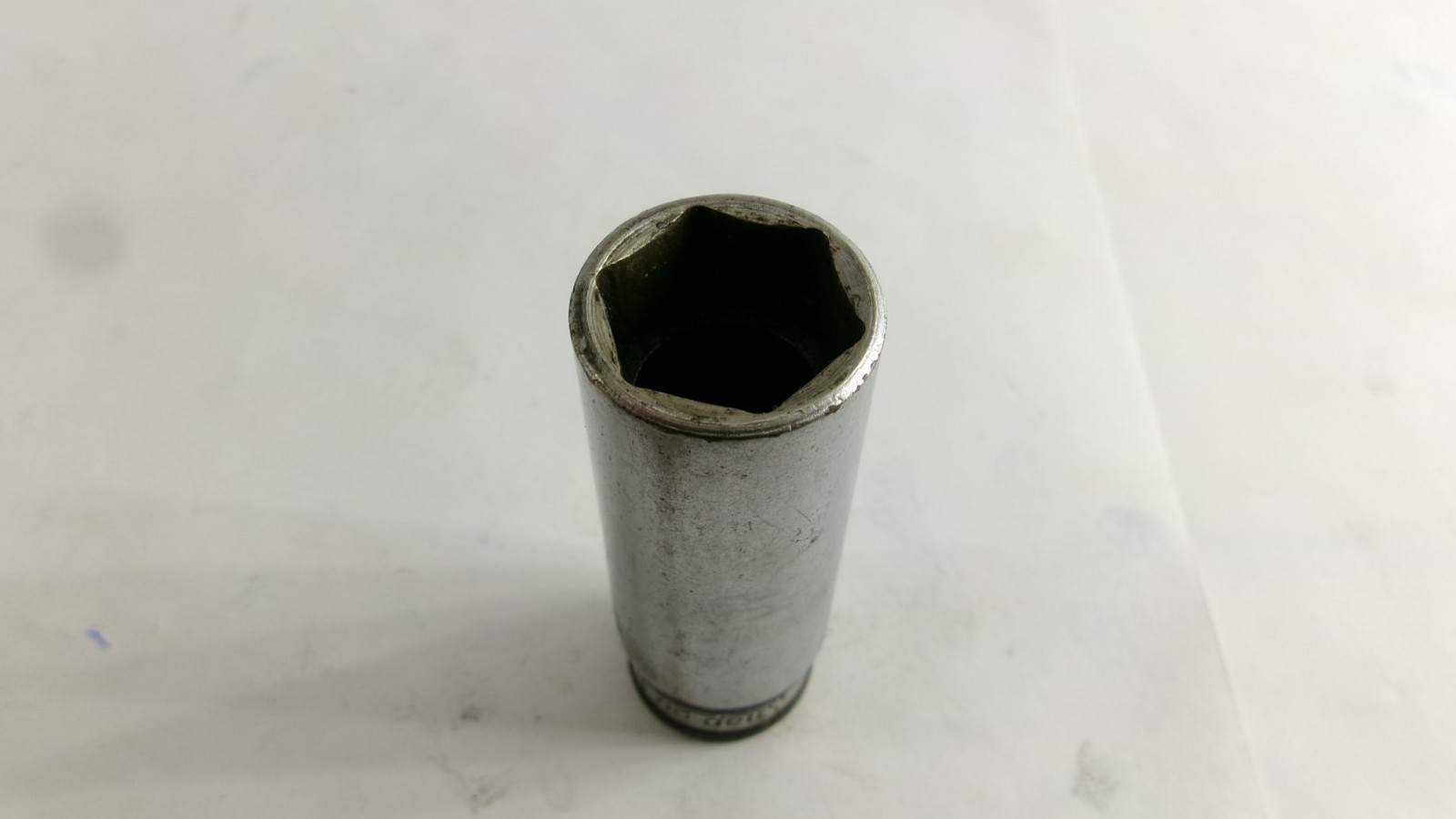 Snap-on tools 3/8″ drive 18mm metric 6 point Deep Socket SFSM18 Nice!