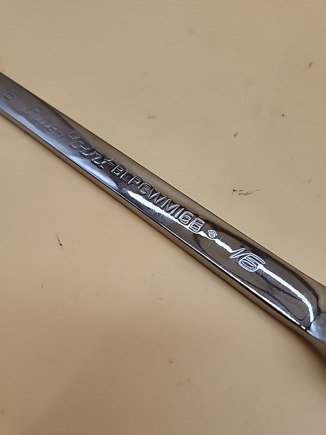 Blue-Point BLPCWM16B, 16mm Combination Wrench, 9.1″ Long, 12pt USA