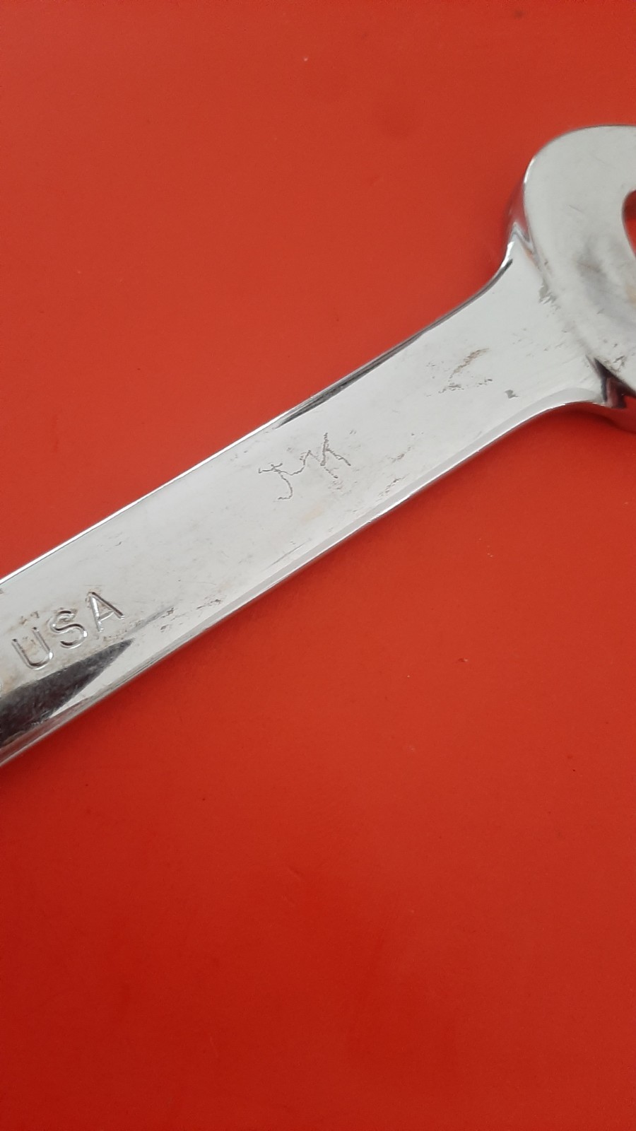 Snap On Tools USA 7/8″ x 15/16″ Open-End Wrench VO2830 Engraved 602