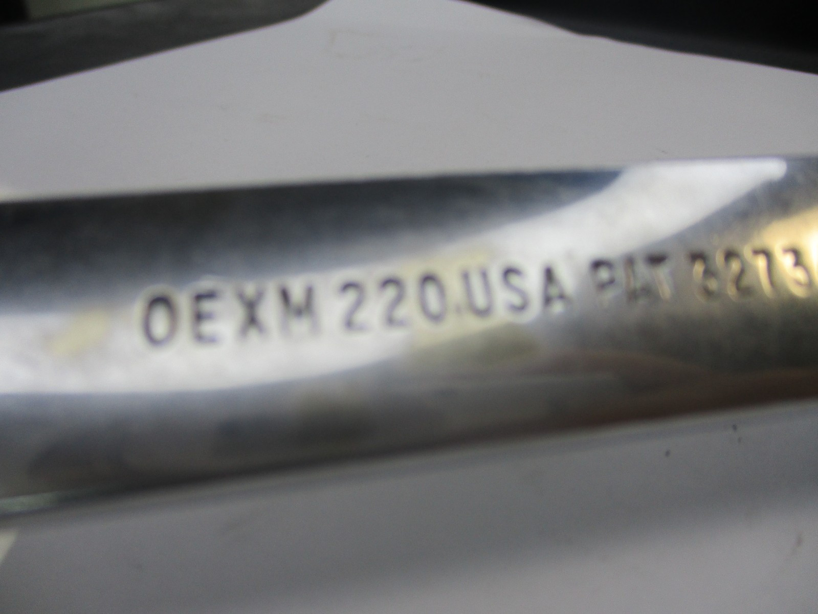 Snap on OEXM220 Metric 22mm 12pt Combination Wrench USA OWNERS MARKS