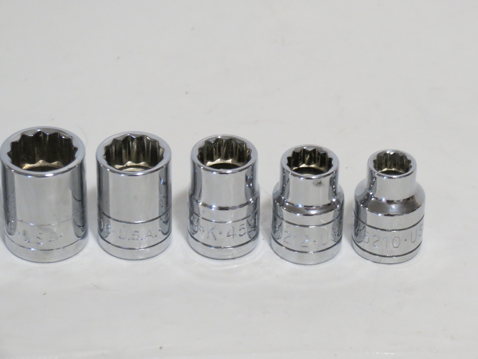 SK Tools Sockets SAE 3/8″ Drive 12 PT. 10 Pcs 5/16 5/8 7/16 1/2 9/16 3/8 etc