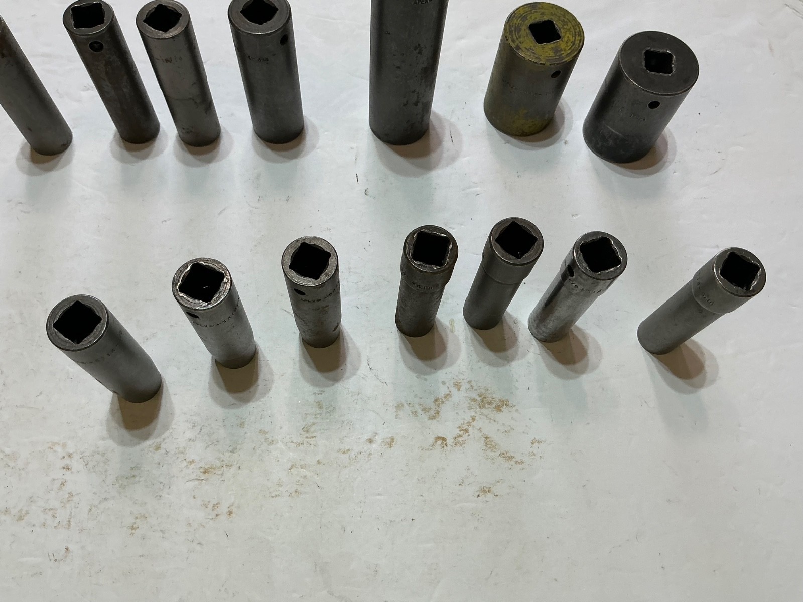 14 asst Apex 1/2″ drive deep impact sockets 6 and 12 pt all for $45 OBO