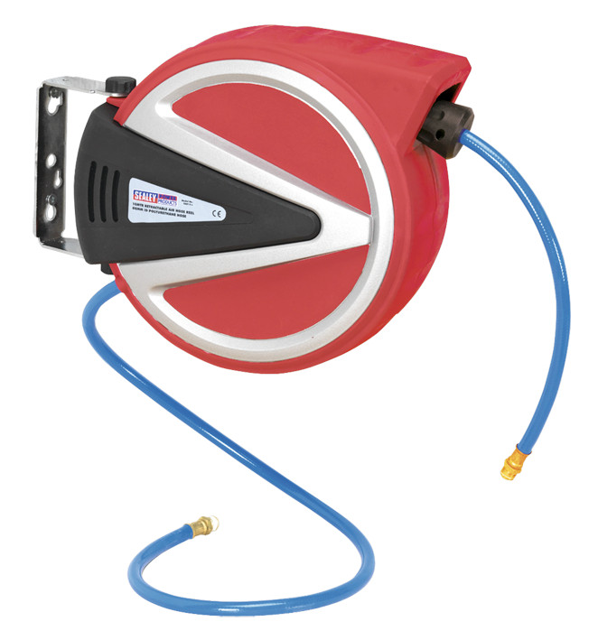 Sealey SA813 Retractable Air Hose Reel 10m 8mm ID – PU Hose