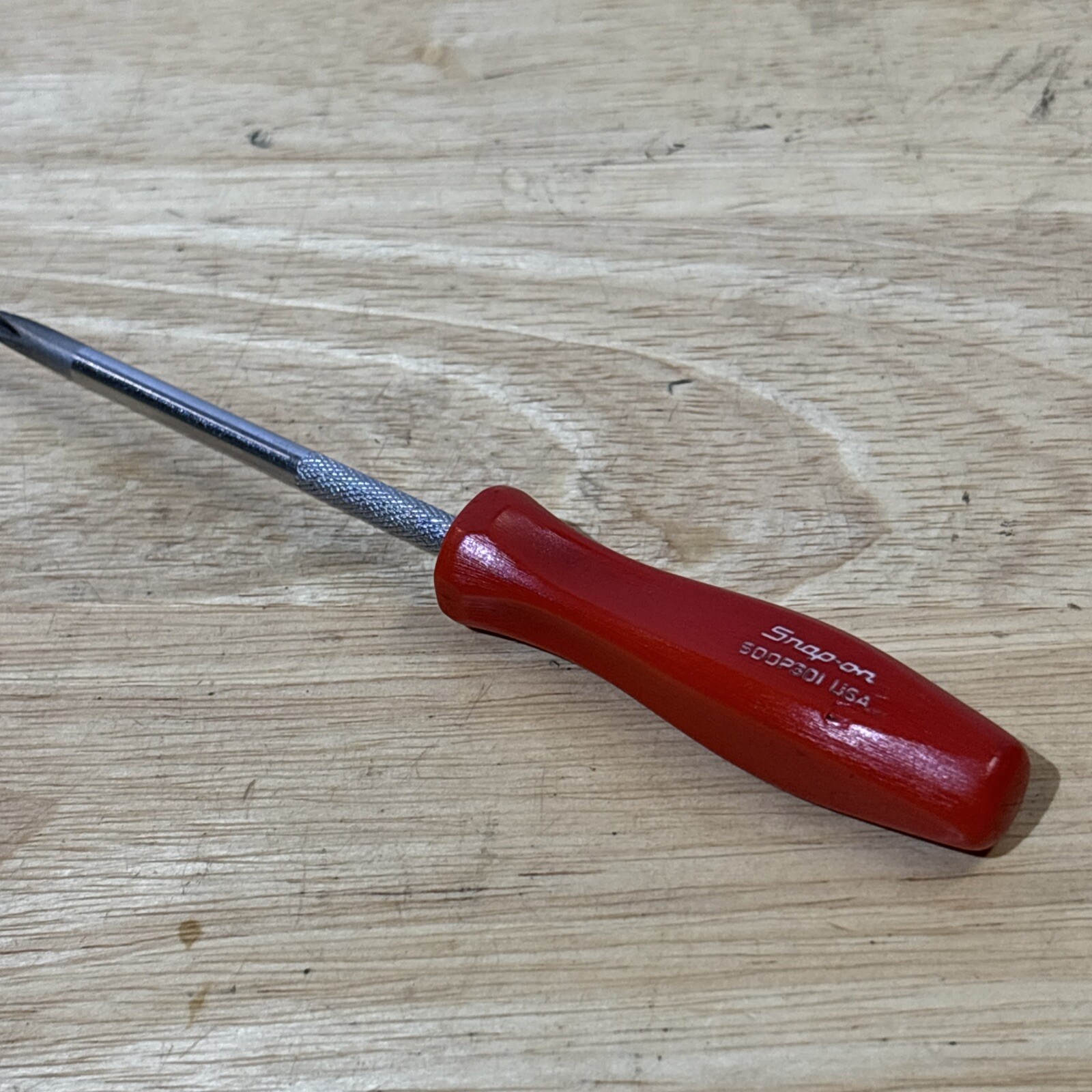 Snap On No. 1 Mini Phillips Screwdriver Red Hard Handle Knurled P1 SDDP301 USA