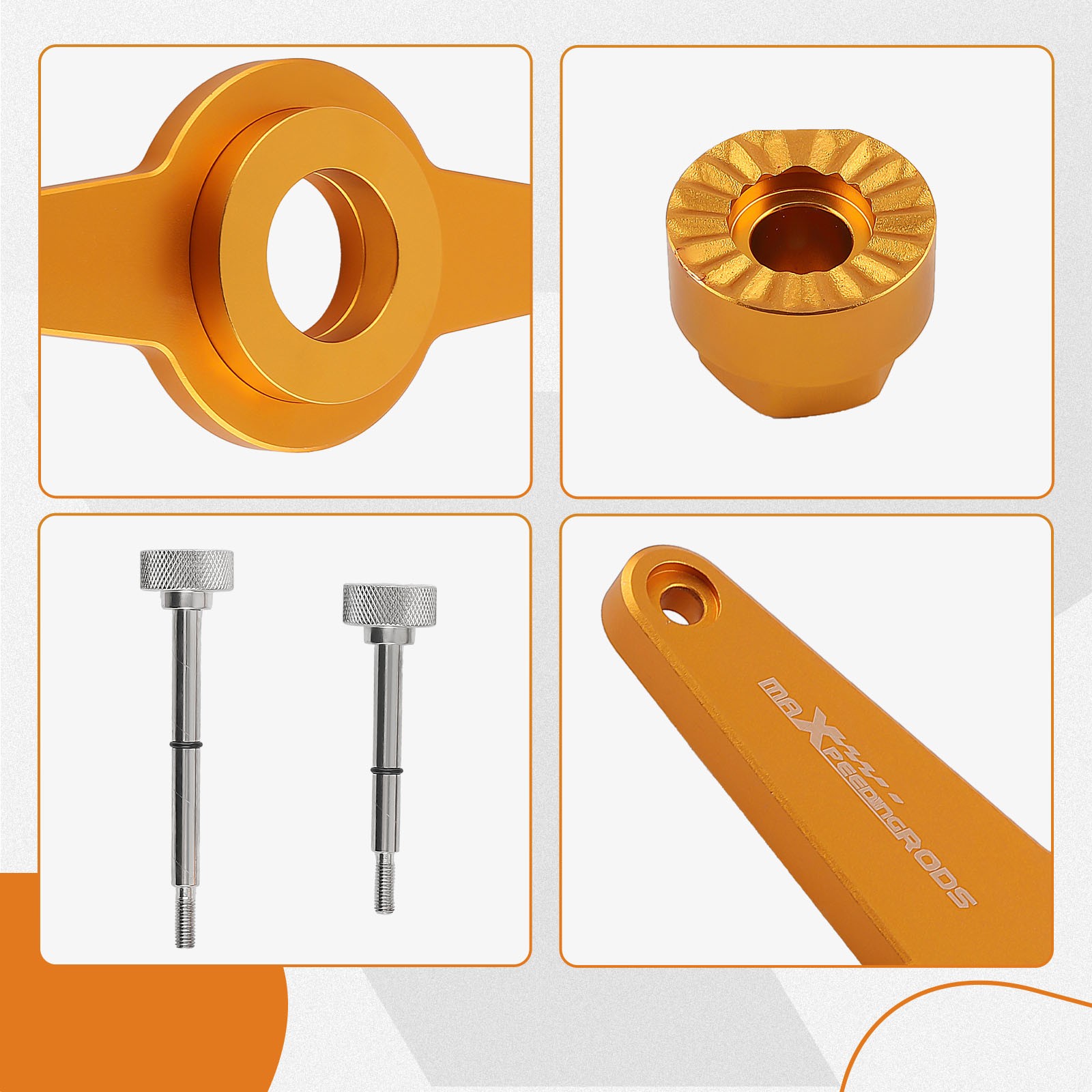 Vibration Damper Holding Tool Crankshaft Pulley Removal Set for Audi VW EA888