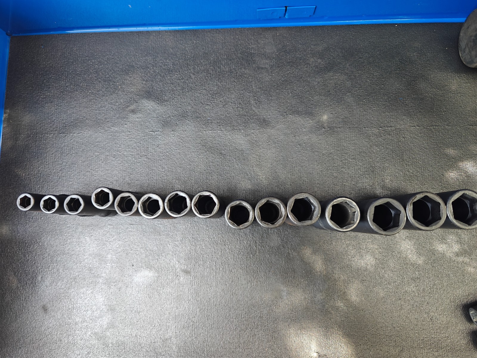 snap on 1/2 deep impact socket set metric