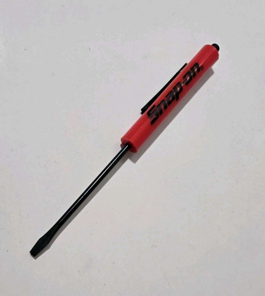 5 Snap on tools Special Edition pocket screwdrivers RED PROMO Blacked/Out + gift