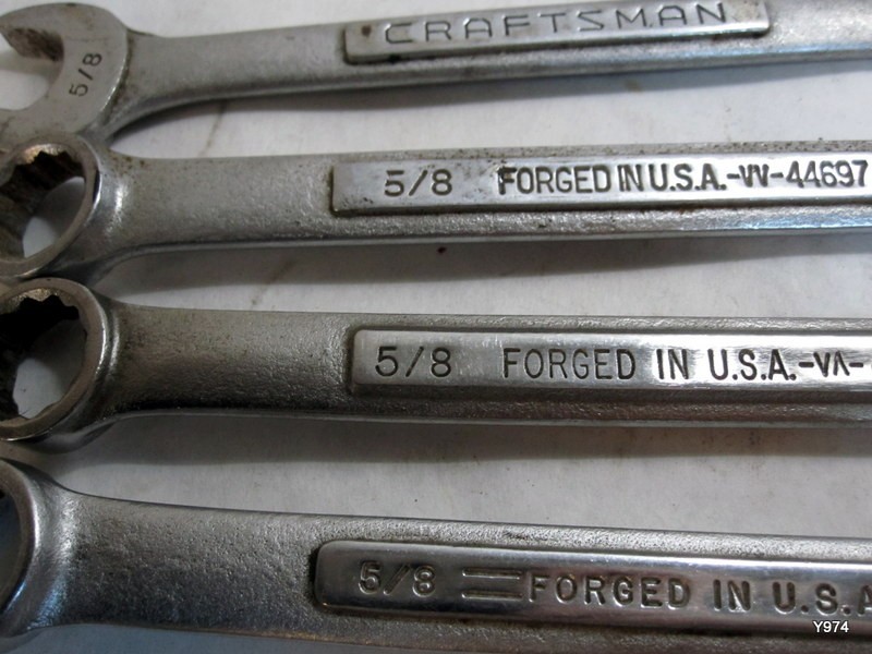 Craftsman set of 6 wrenches see description