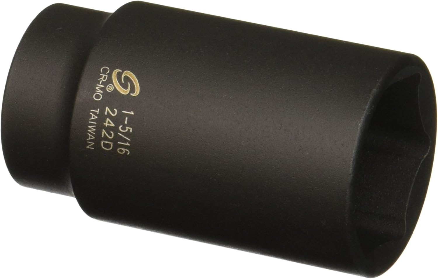 242D 1/2-Inch Drive 1-5/16-Inch Deep Impact Socket – Chrome Molybdenum Strength