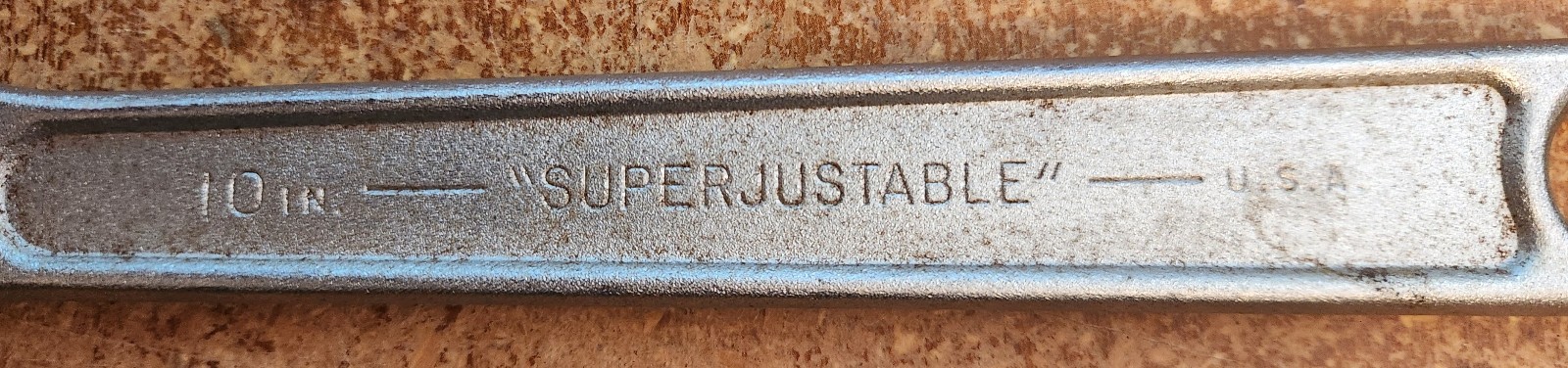 J.H. Williams Super Adjustable 10″ Adjustable Wrench ☆USA☆ — Lot 3732