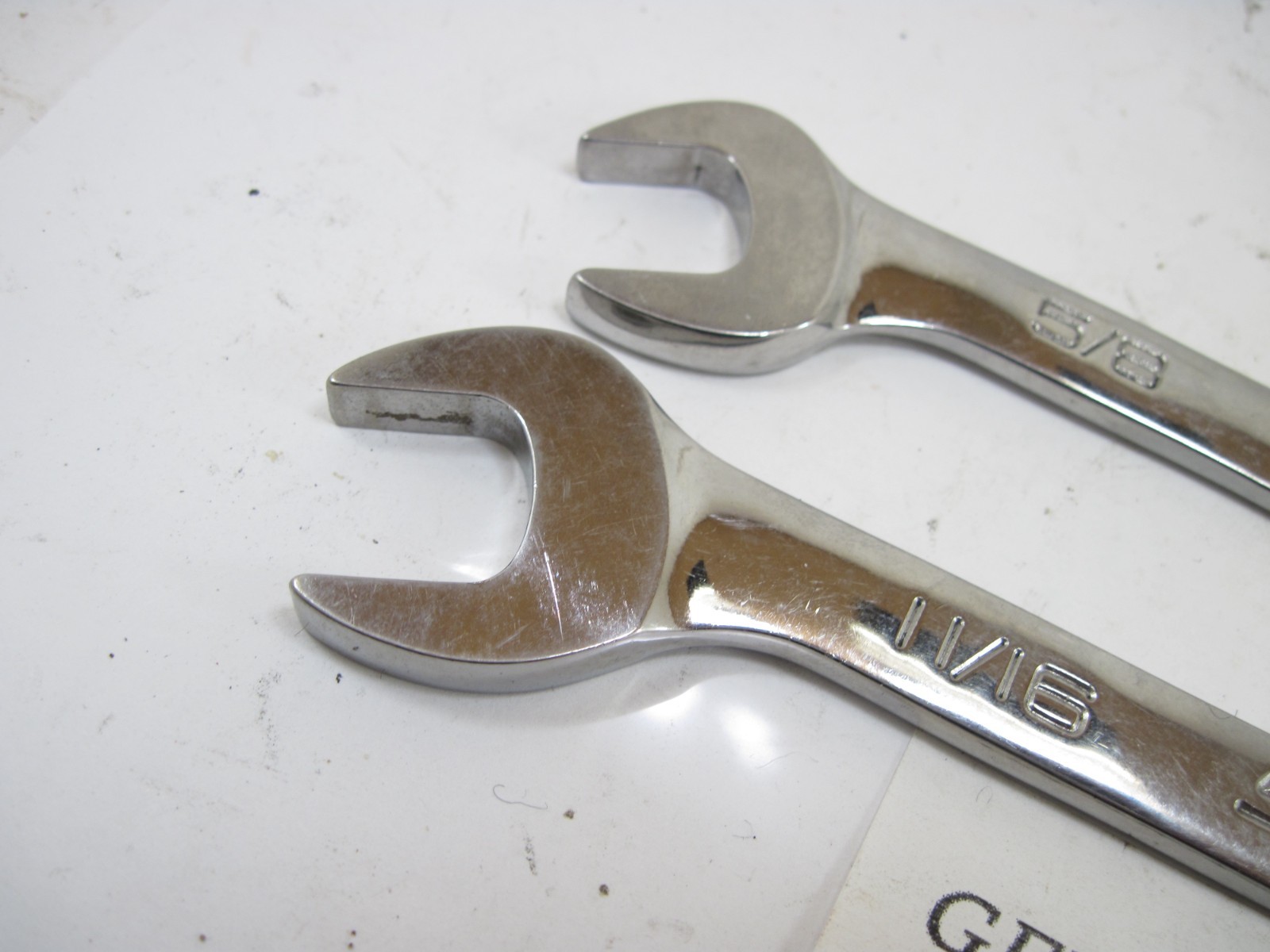 Snap On 11/16″ & 5/8″ 4-Way Angle SAE Wrench Set VS22B VS20B NICE