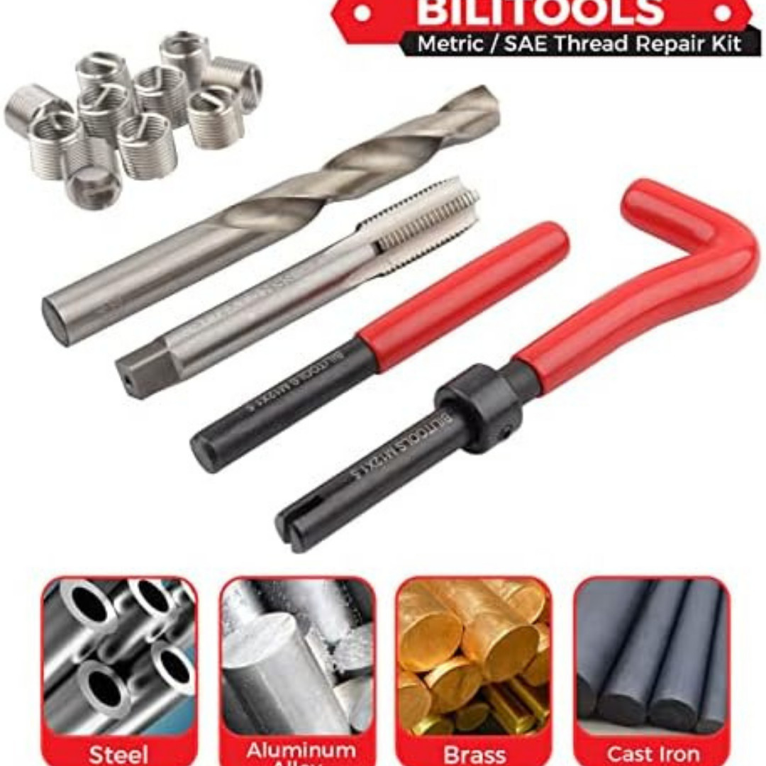 3/8-16 inch Thread Repair Kit HSS Drill Helicoil Repair Kit SAE
