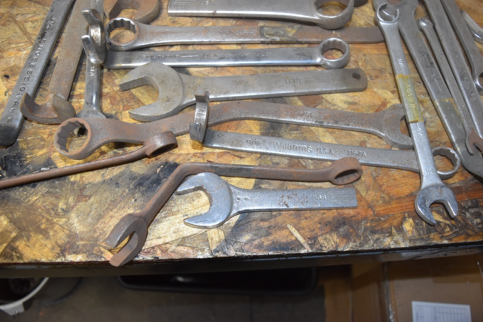 LOT OF 23 CUSTOM BENT PUMP WRENCHES FOR INDUSRIAL PUMPS FREE SHIPPING