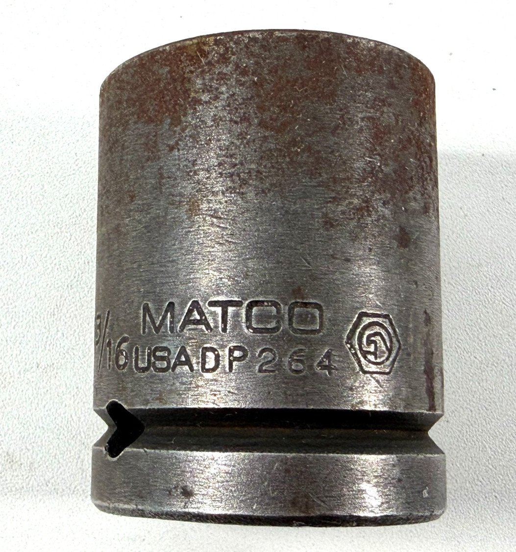Matco Tools USA DP264 SAE 13/16″ 4-Point Budd Wheel Impact Socket 3/4″ Drive