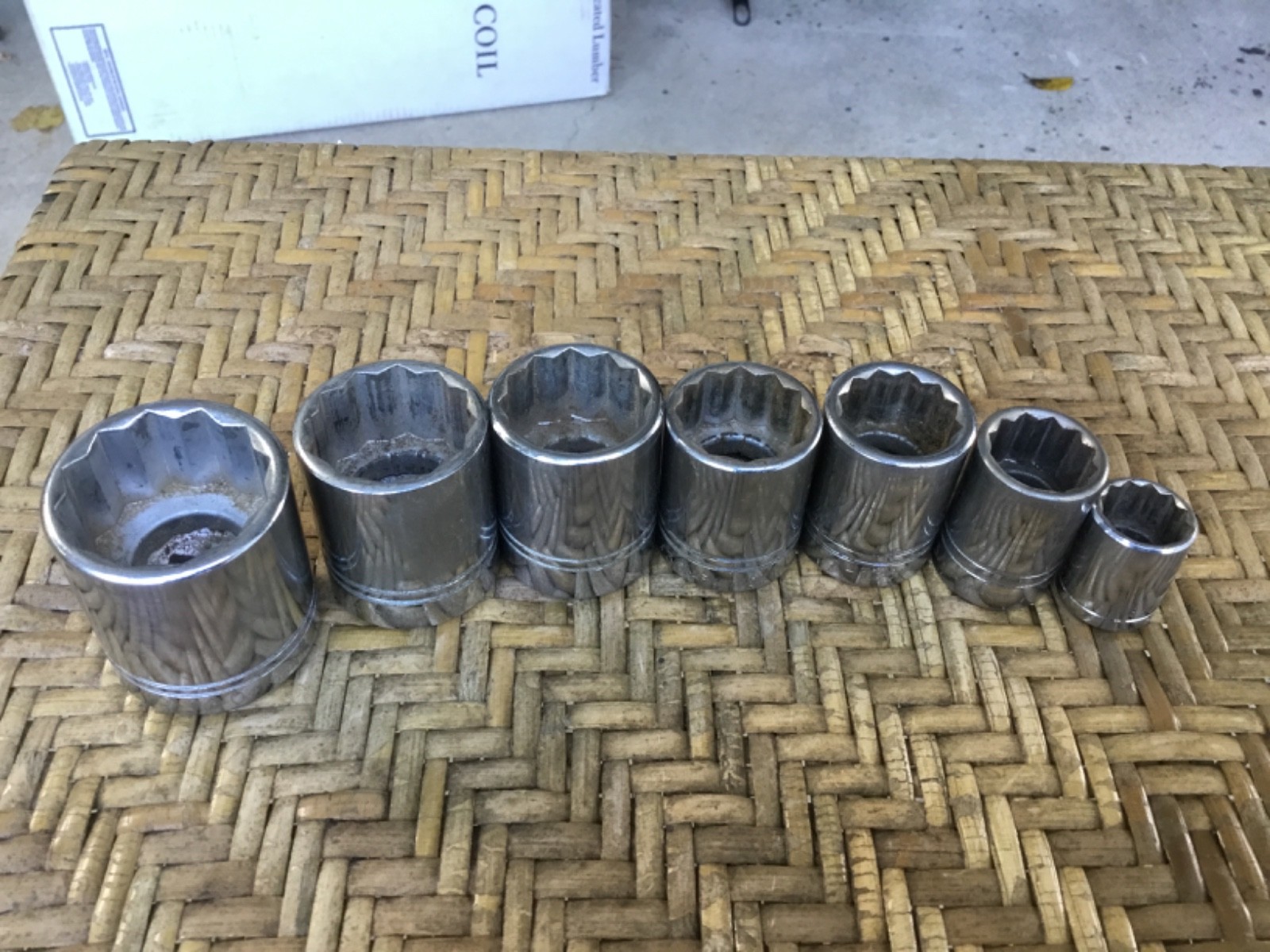 VTG Armstrong USA 1/2″ Dr. SAE Shallow 12pt Socket Set 3/4- 1-1/4″, 3/8″ Dr 5/8″