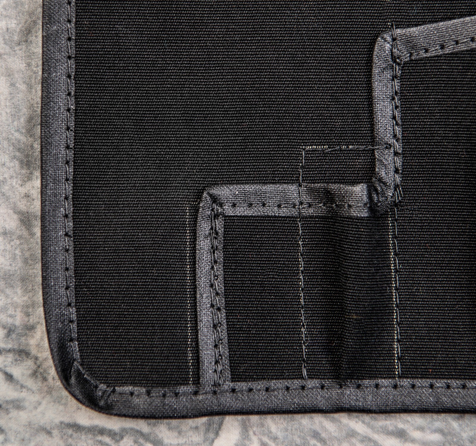 Jaguar XK120 Tool Bag – C.2882 / B3 – Black Heavy Duty Canvas w/Correct Buckle 
