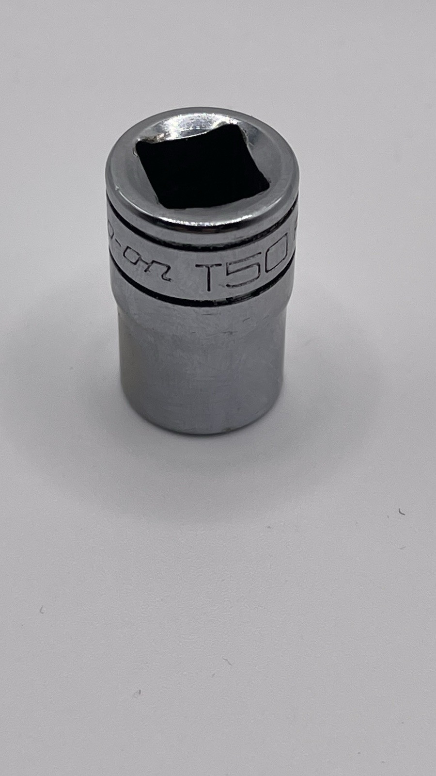 Snap On 3/8in. Drive T-50 Torx Bit Chrome Shallow Socket (missing Torx Bit)