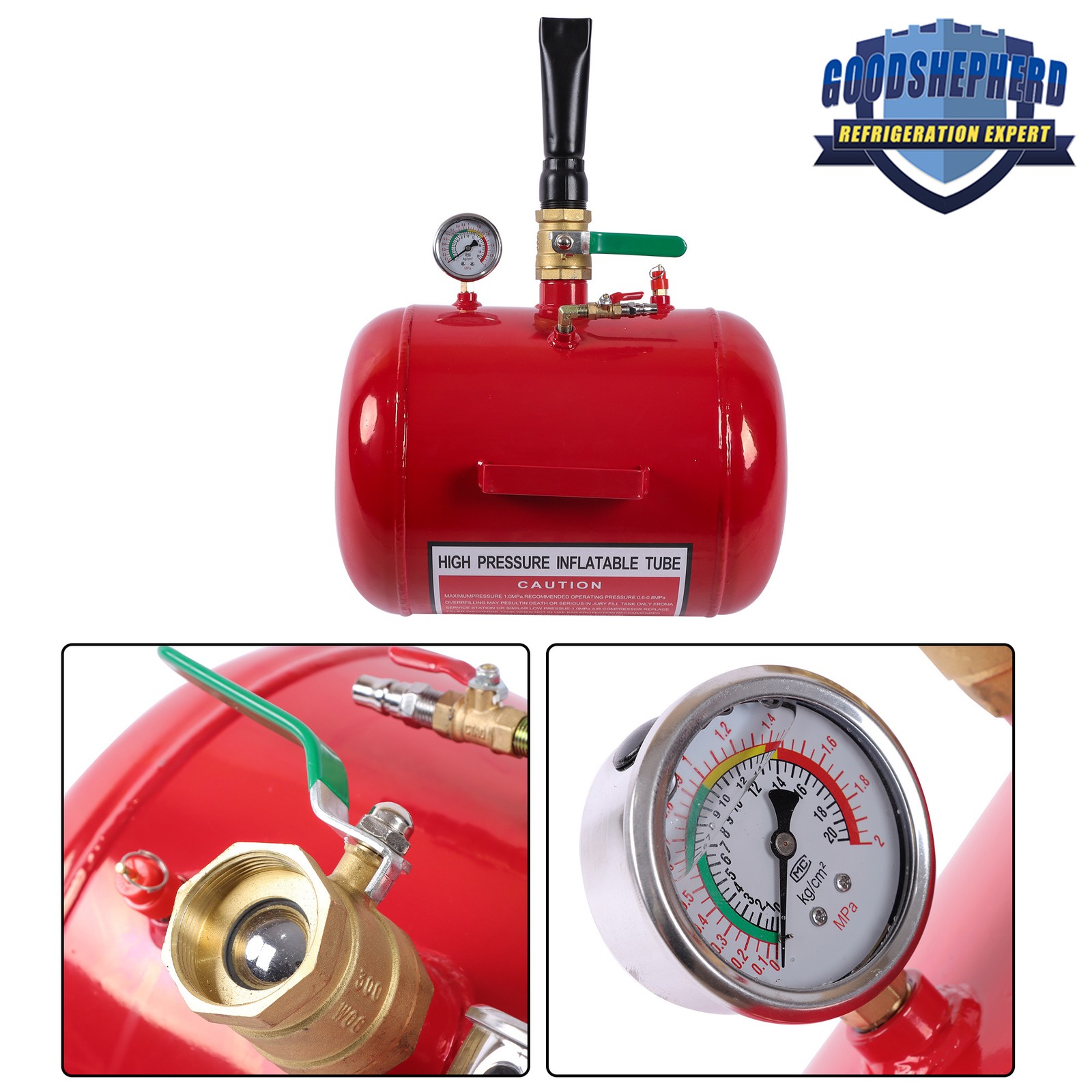 145PSI 7.5 Gallon Air Tire Bead Seater Blaster Tool Seating Inflator Truck ATV