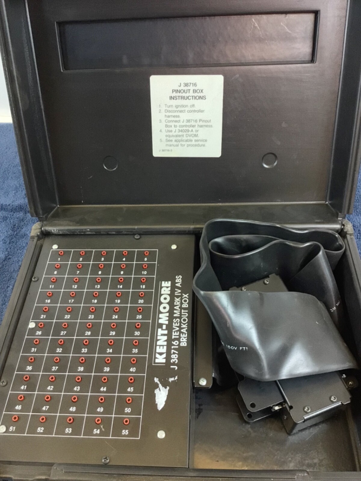 Kent Moore Teves Mark IV ABS Breakout Box Tool Kit J38716