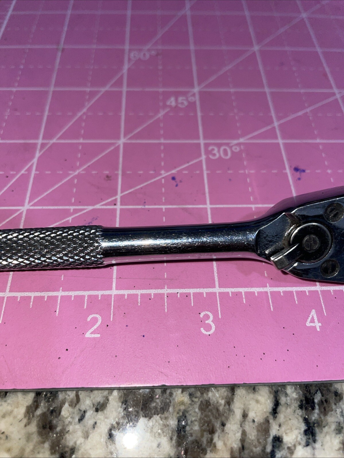 MAC tools 1/4″ Drive Knurled Handel Ratchet USA MR5 Nice!