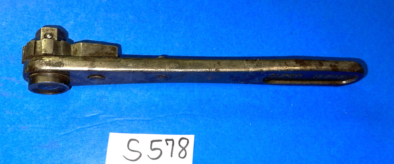 WILL B LANE TOOLS VINTAGE LARGE HEX DRIVE RATCHET PAT. JAN 14 1908 SUPER UNIQUE