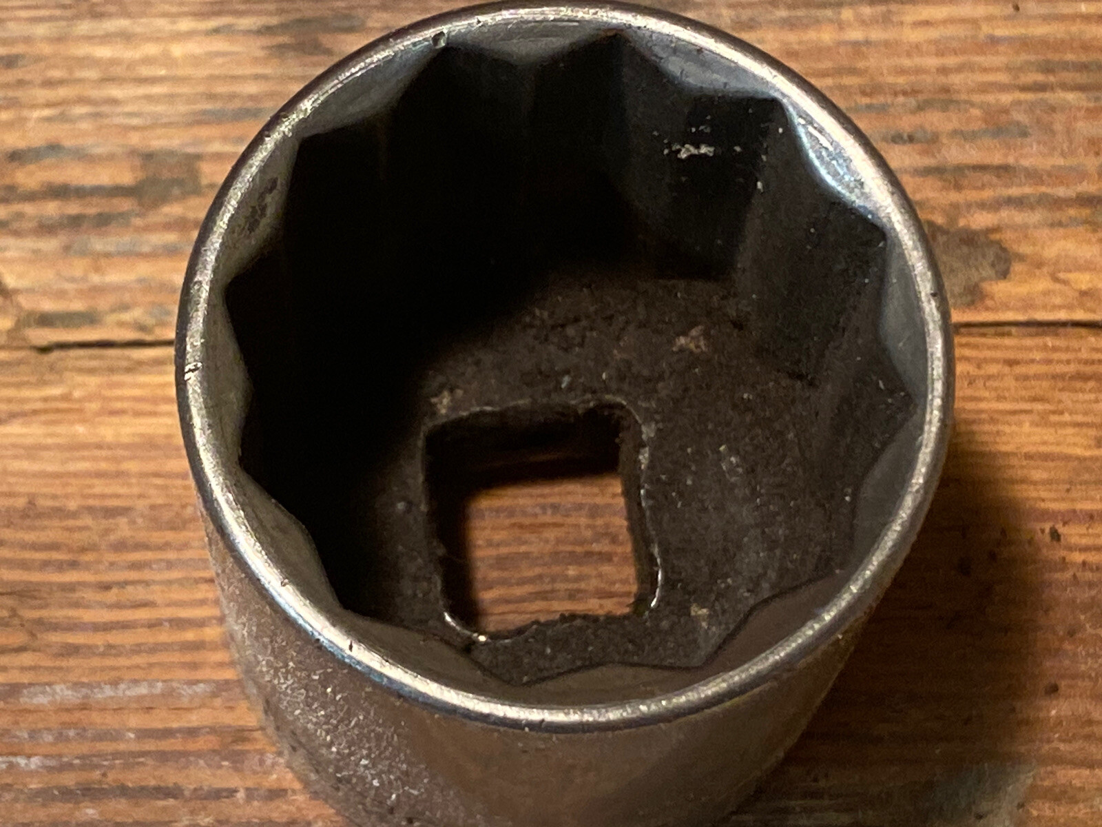 Vintage Craftsman 1-1/4» SAE Shallow 12 Point 1/2» Dr. Socket -V- 47517 USA