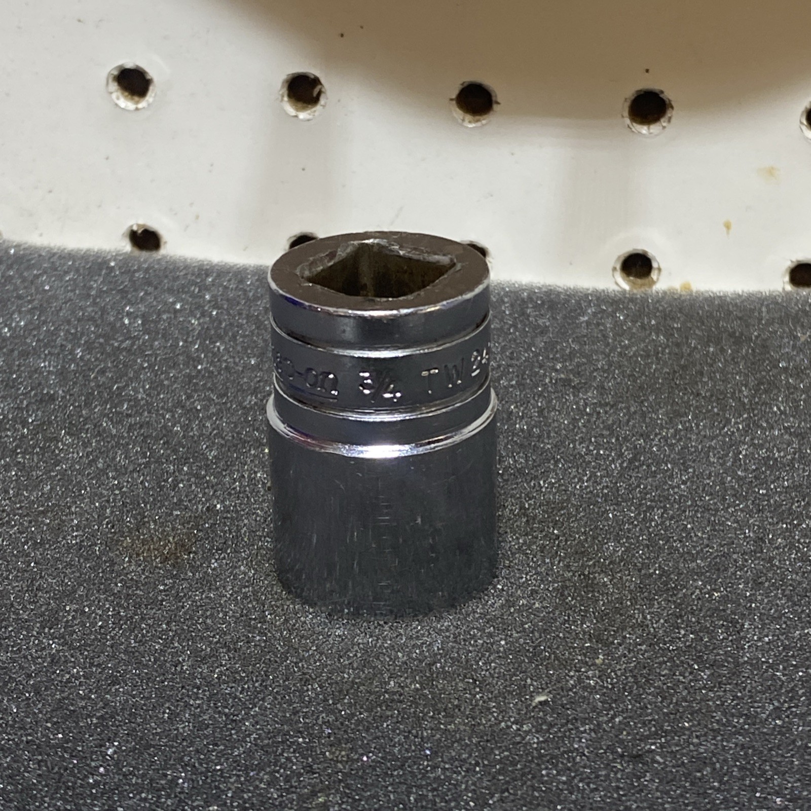 Snap-on TW241 1/2″ Drive 6-Point SAE 3/4″ Flank Drive® Shallow Socket
