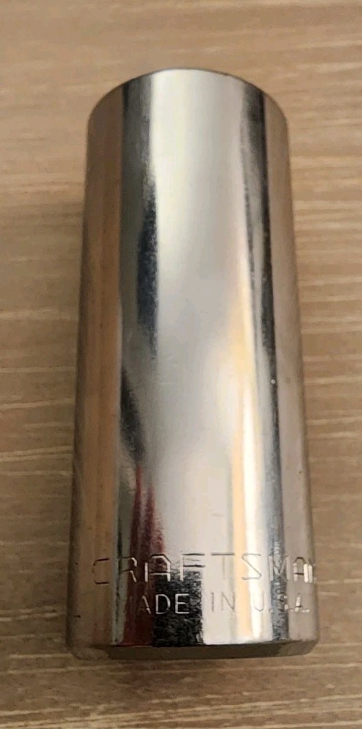 Craftsman USA 1″ Deep Well Socket 6 Point 1/2″ Drive V 47591