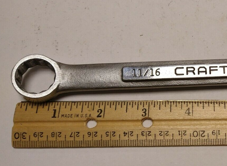 Craftsman 11/16in. Combination Wrench Vintage V 44698 Made in USA
