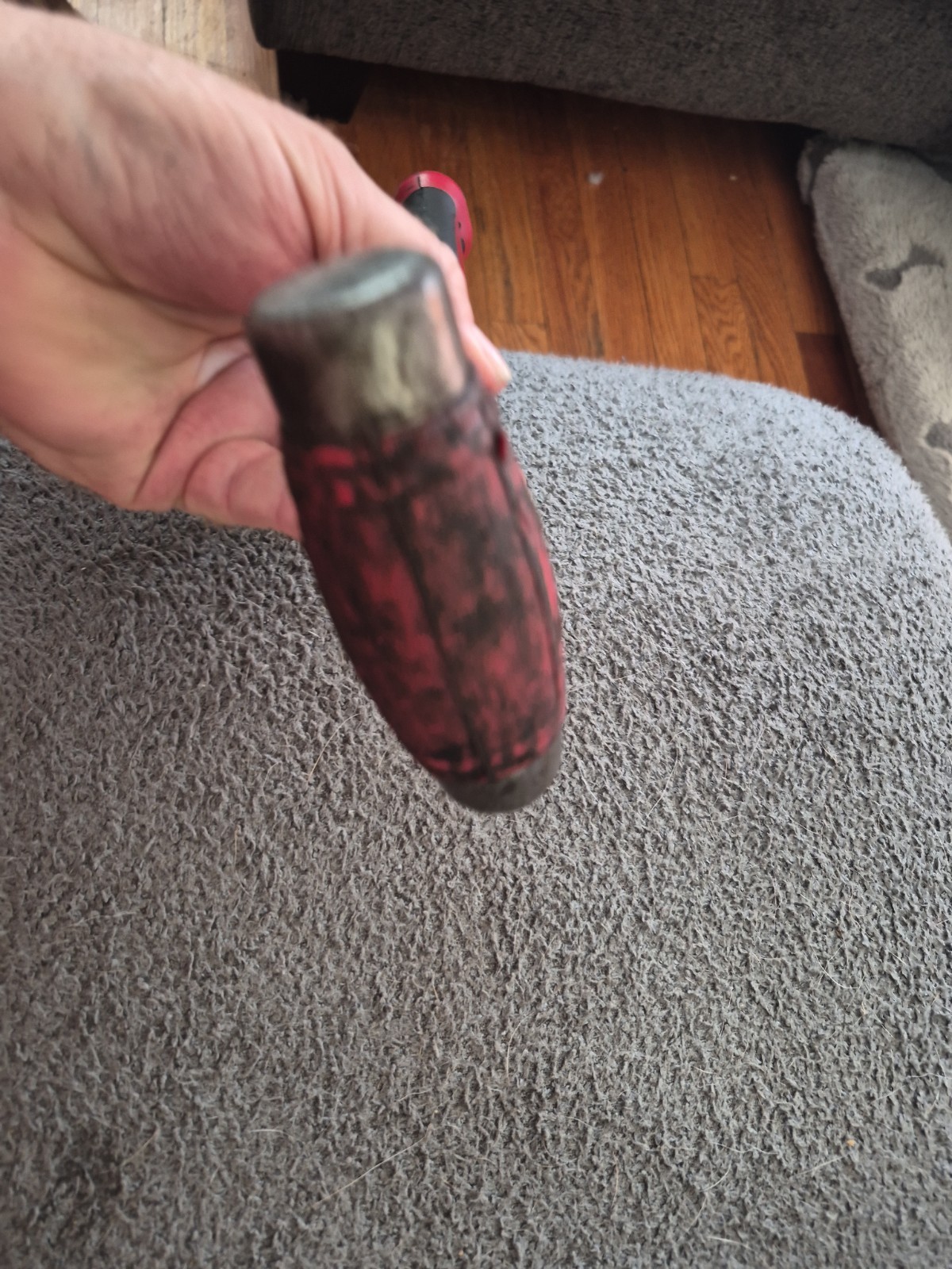 HBBD16 16oz Snap-On Dead Blow Ball Peen Hammer Red