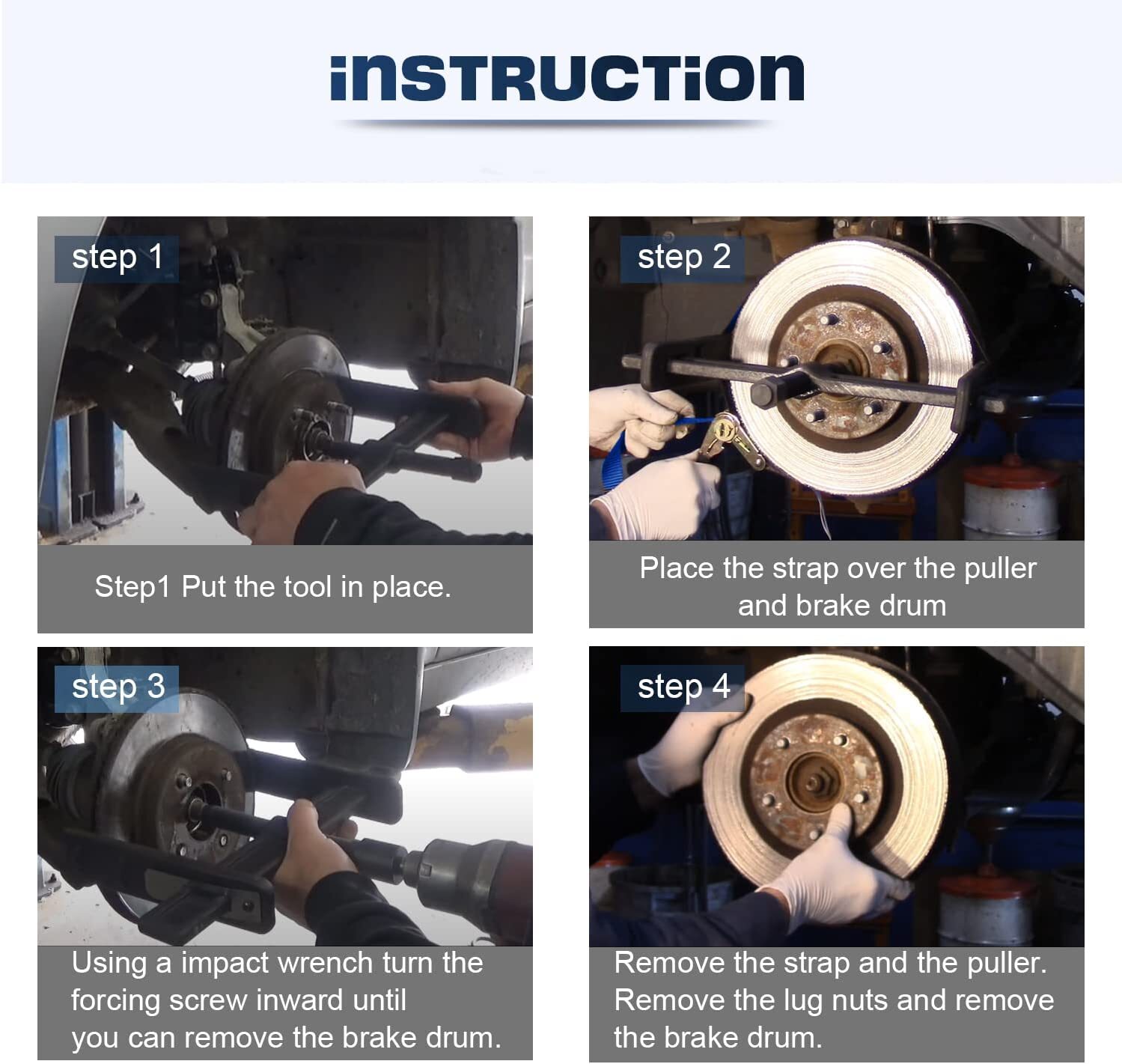6980 Brake Drum and Rotor Puller for Removing Hub Drums, Rotors, Drive Wheels