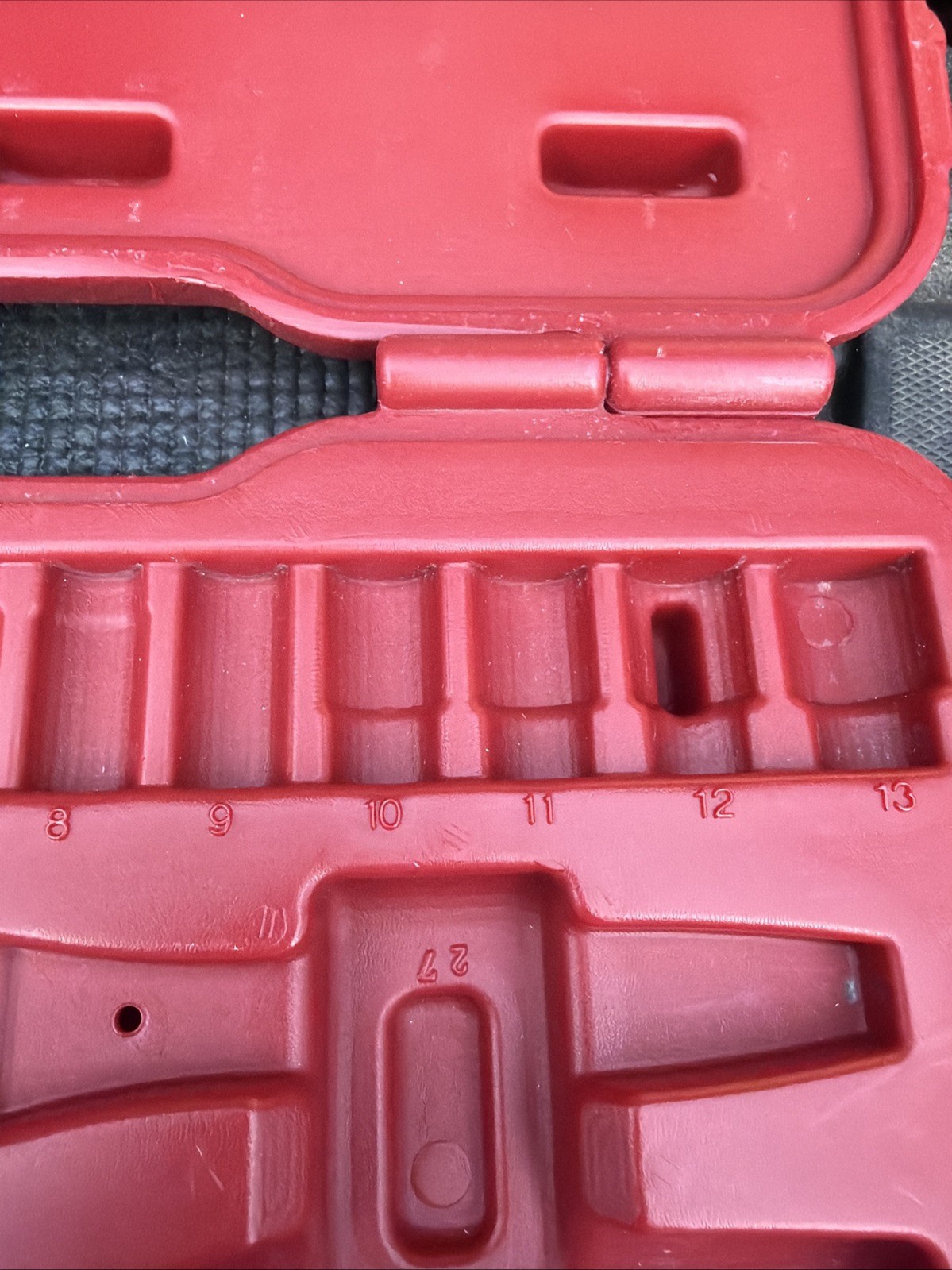 CASE ONLY Sears Craftsman 27pc Max Axess Socket Wrench Set 32818 1/4” Drive