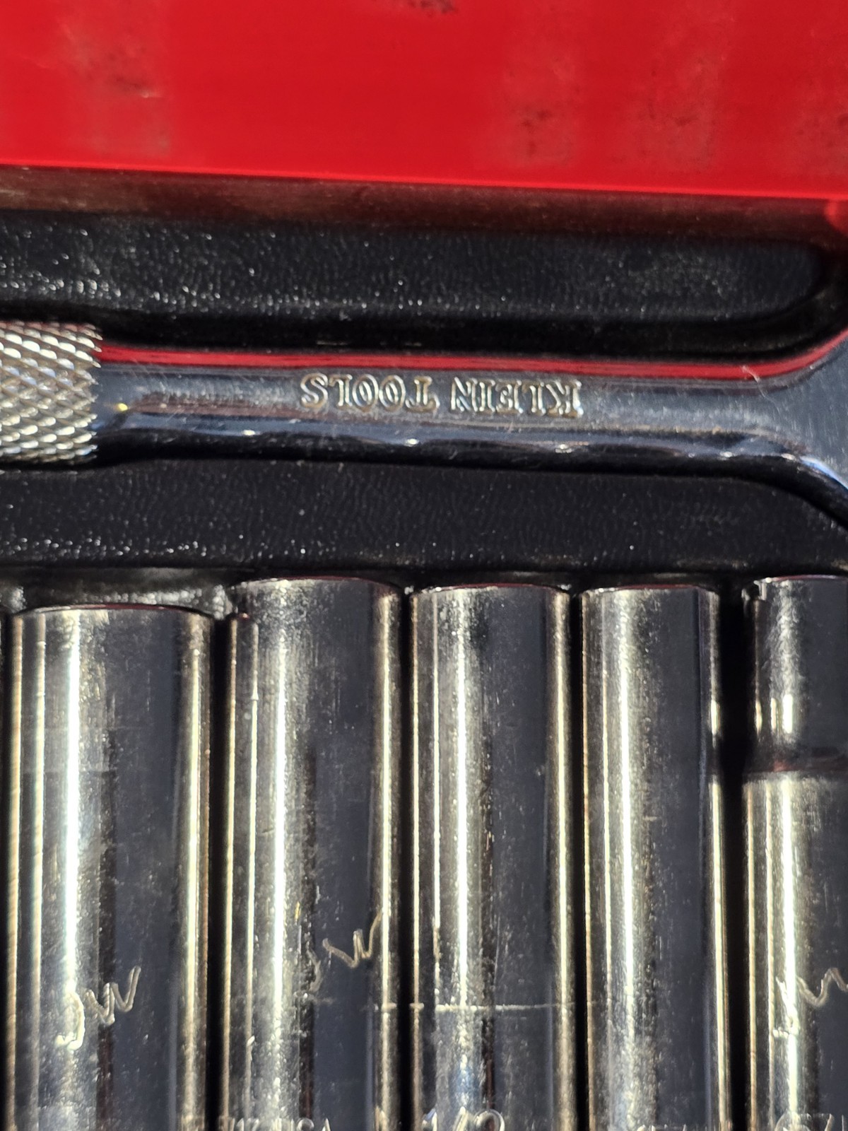 Klein Tools Vintage 3/8” Socket Set Ratchet 65720 16pc Tool Set With Case USA