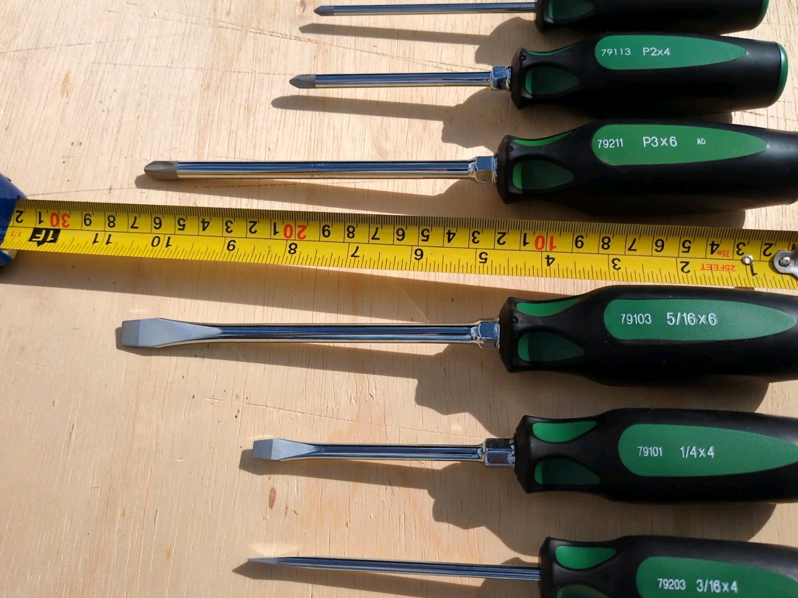 SK Professional Tools 6 Piece Cushion Grip Screwdriver Set Automotive LIFETIME W