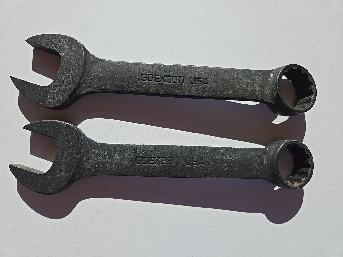 VINTAGE SNAP-ON GOEX280 & GOEX300 WRENCHES NICE CONDITION
