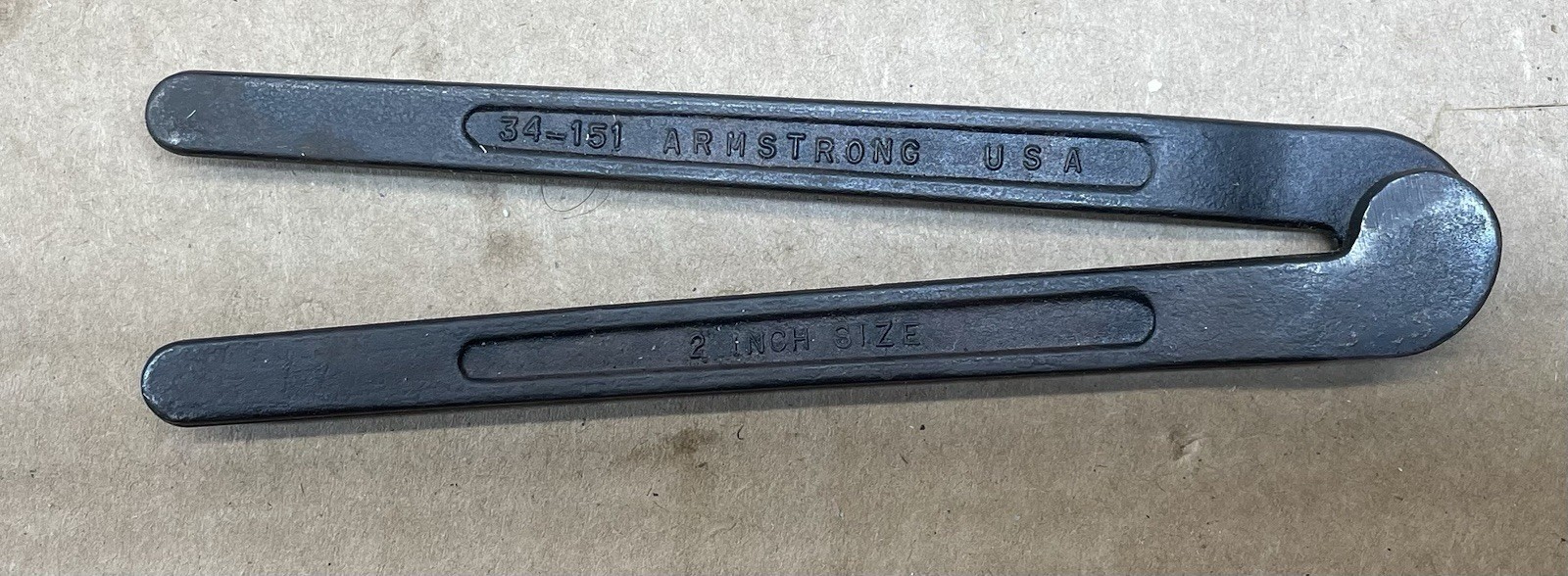 Armstrong 2″ Adjustable Face Pin Spanner Wrench 34-151 USA Made