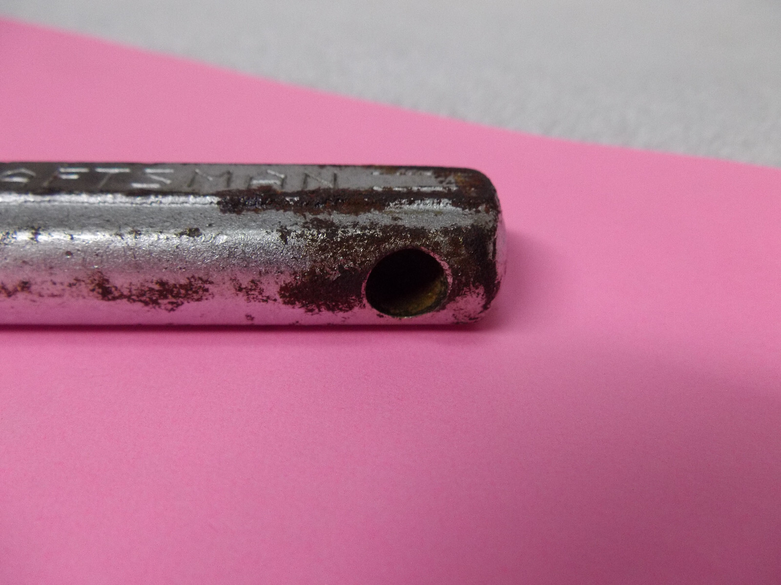 Vintage Craftsman 3/8 Breaker Bar Socket Wrench with hole through side of handle
